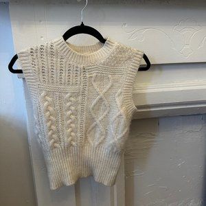 Cream Sweater-vest